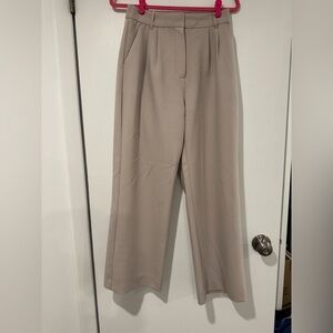 Curve Love A&F Sloane Tailored Wide Leg Pant